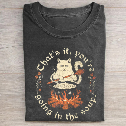 Weird Medieval Cat T-shirt