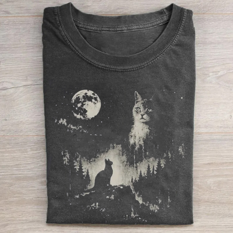 Vintage Funny Cat Shirt