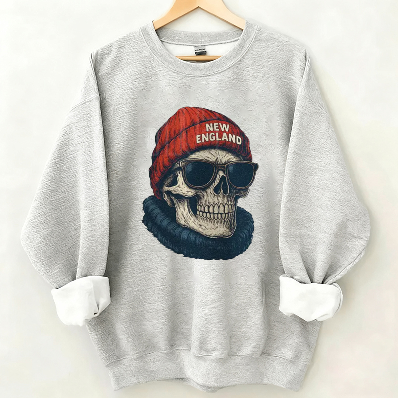 New England Retro Football Sweatshirt