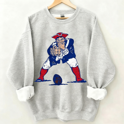 New England Retro Football Sweatshirt