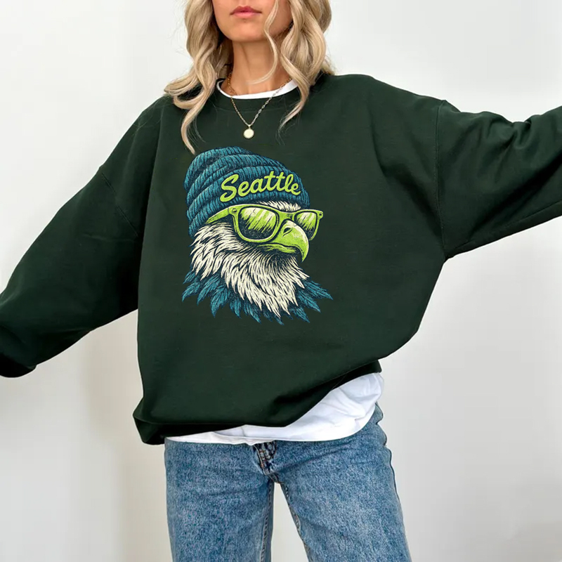 Seattle Football Retro Sweatshirt