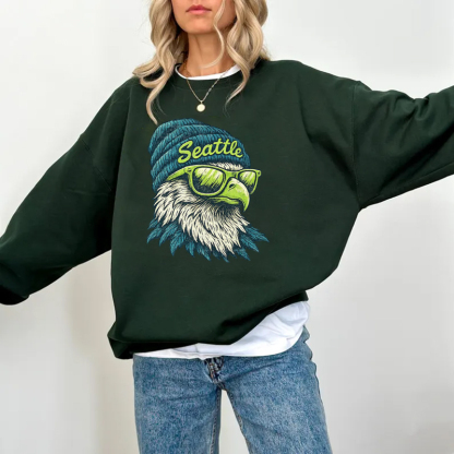 Seattle Football Retro Sweatshirt