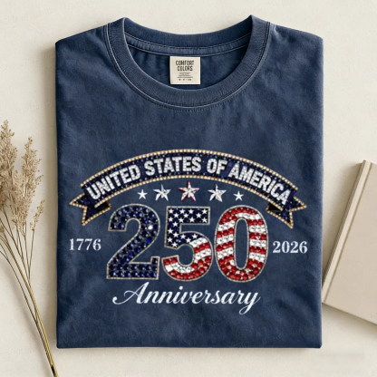 1776 2026 Land Of The Free Patriotic T-shirt