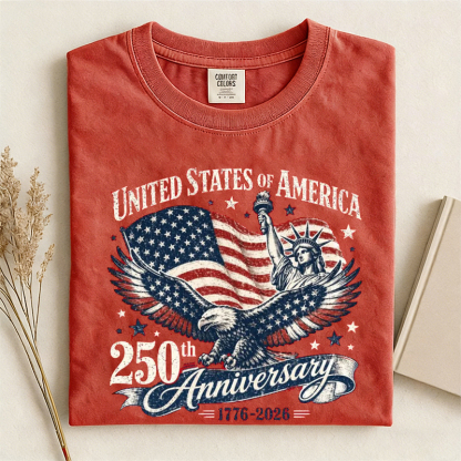 1776 2026 Land Of The Free Patriotic T-shirt
