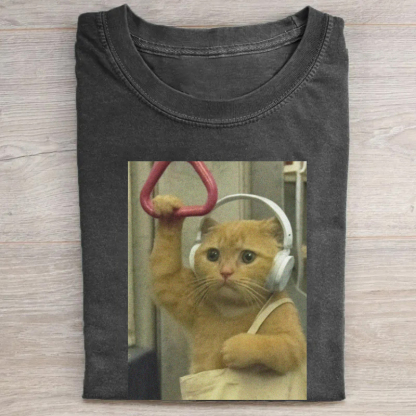 Subway Cat Meme T-Shirt
