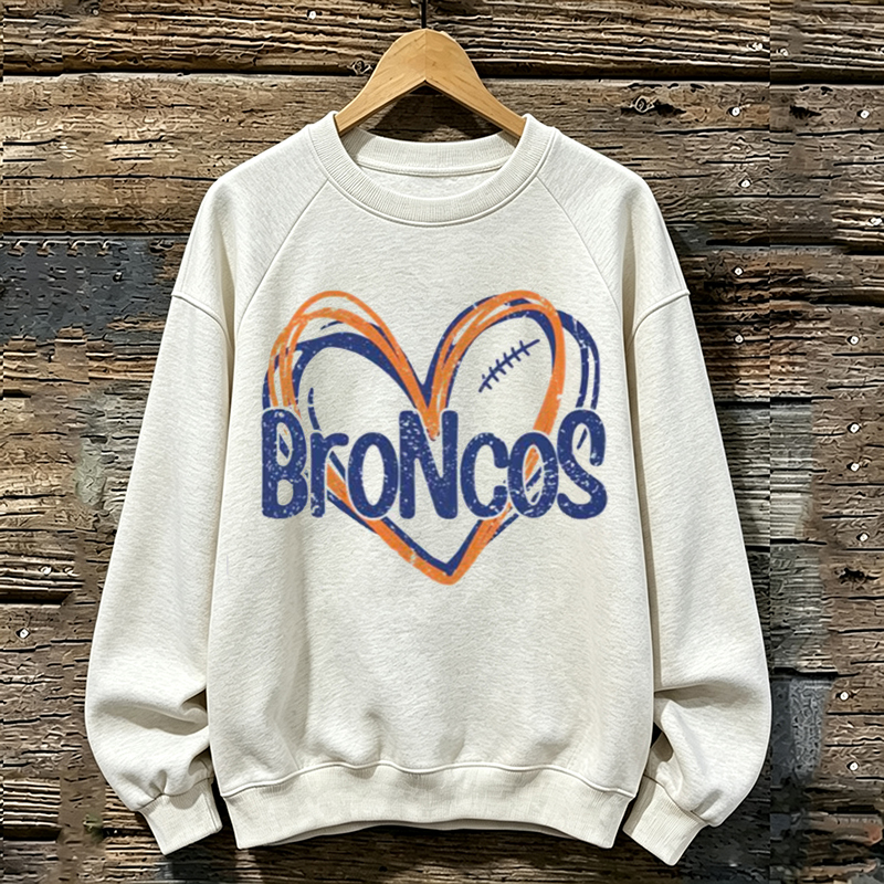 Denver Retro Football Sweatshirt