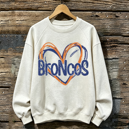 Denver Retro Football Sweatshirt