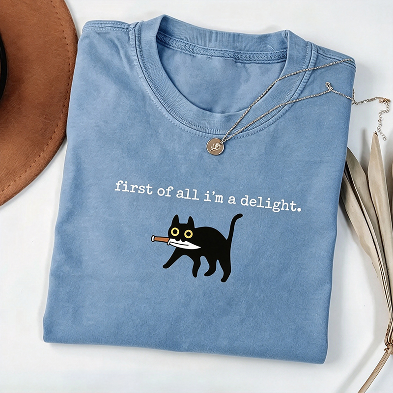 Funny Black Cat Shirt
