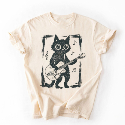 Rock Star Cat T-shirt