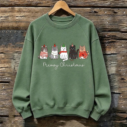 Meowy Christmas Sweatshirt