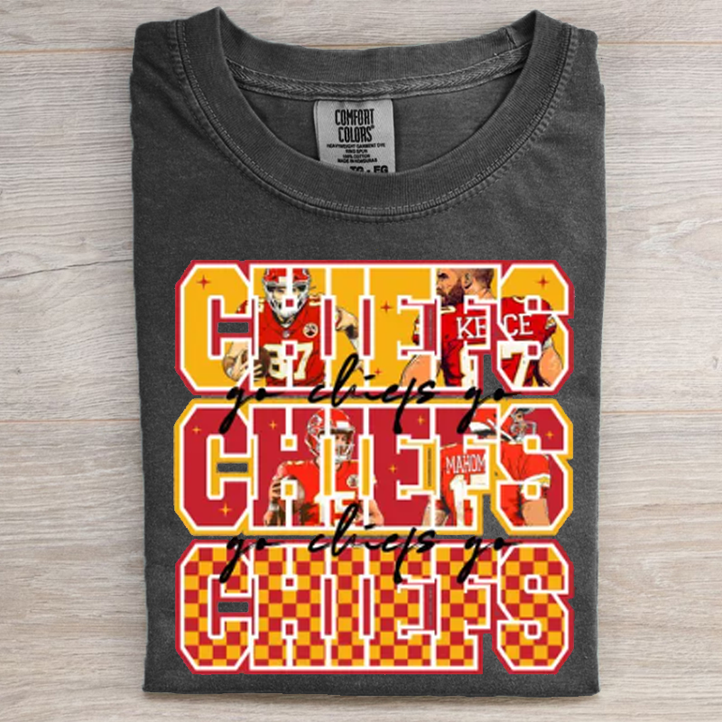 Kansas City Football Vintage Style Comfort Colors T-shirt