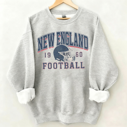 New England Retro Football Sweatshirt
