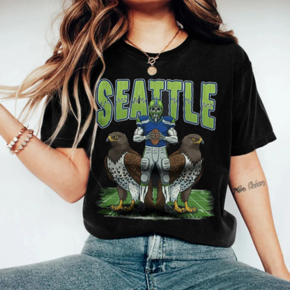 Vintage Seattle Football T-shirt