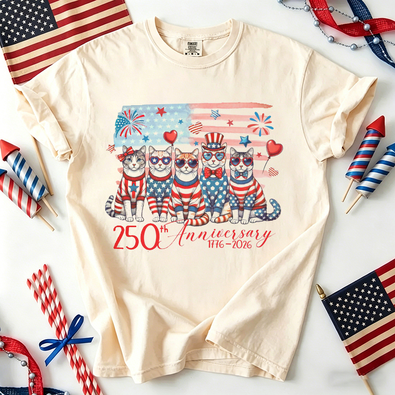 1776 2026 Land Of The Free Patriotic T-shirt