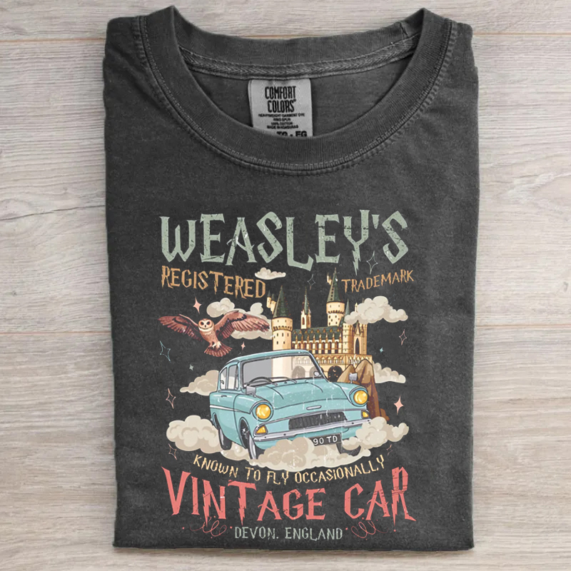 Wizard Flying Car T-shirt
