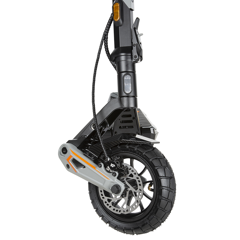 Trotinetă electrică KuKirin T4 cu motor de 1800W, viteză maximă de 65km/h, baterie de 52V 22.5Ah, suspensie și frâne hidraulice, iluminare dinamică și sistem audio Bluetooth (pre-vânzare, data estimată de vânzare este în jurul datei de 20 noiembrie)