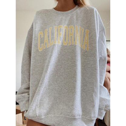 Gray 'CALIFORNIA' Sweatshirt