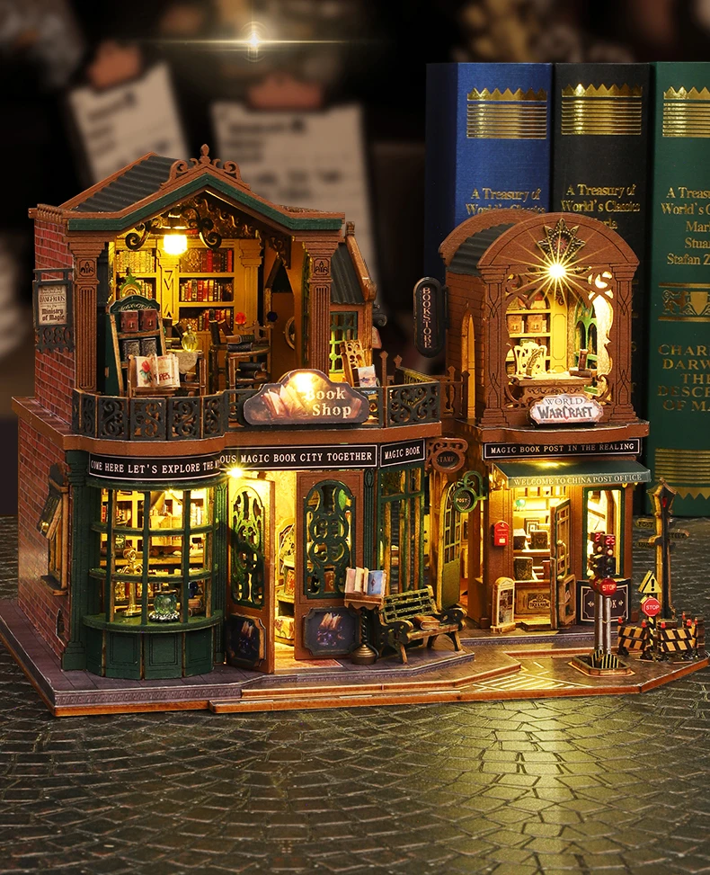 Twilight Bookstore miniature DIY kit display 2