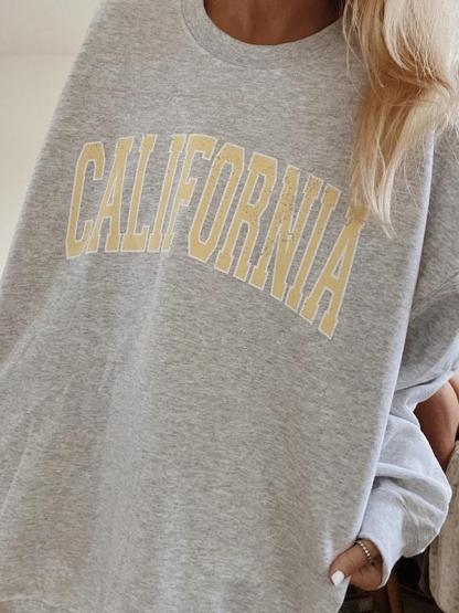 Gray 'CALIFORNIA' Sweatshirt