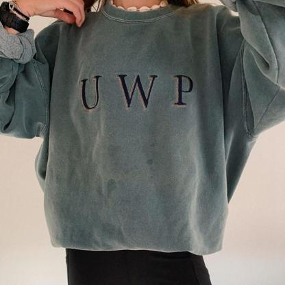 Casual Simple 'UWP' Sweatshirt