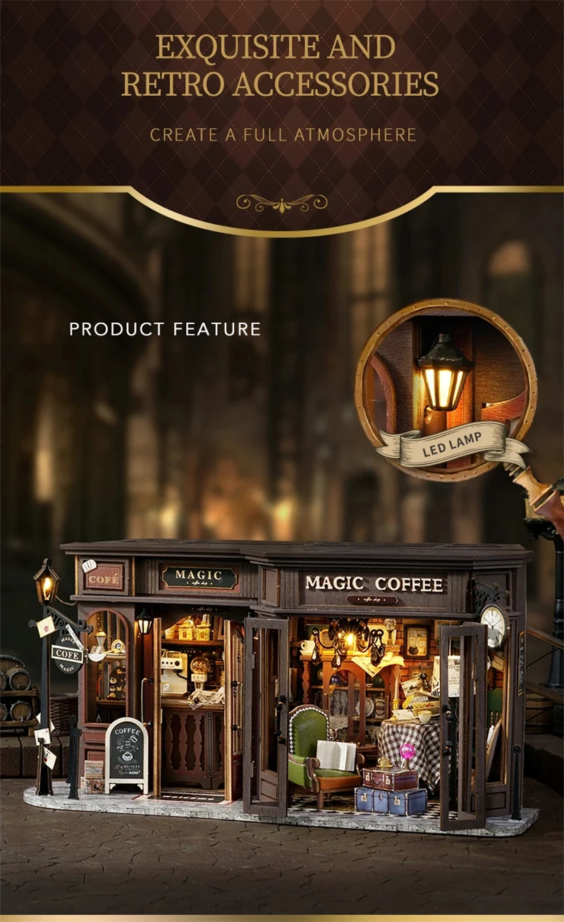 Retro Magic Coffee Shop detail 05