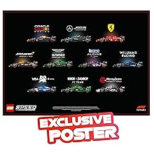 Póster exclusivo LEGO F1 incluido, póster