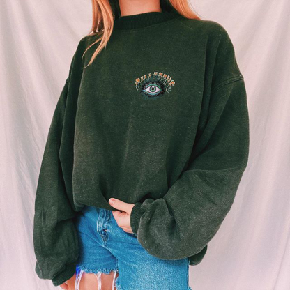 Vintage Billabong Eye Print Loose Sweatshirt