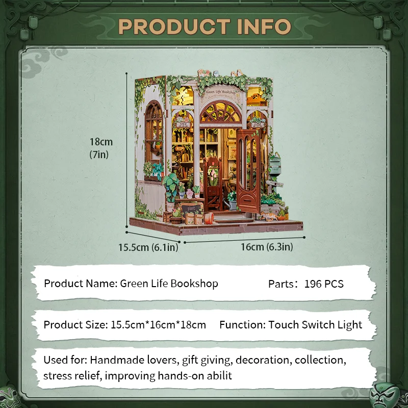 Green Life Bookshop detail 2