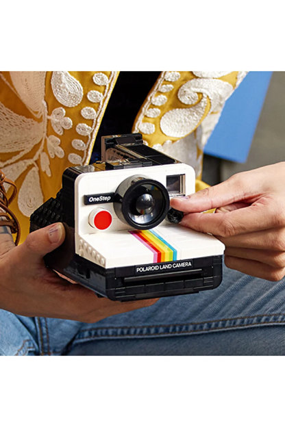 ® Ideas Polaroid One Step SX-70 Kamera 21345 – Yetişkinler için Yaratıcı Model Yapım Seti (516P)