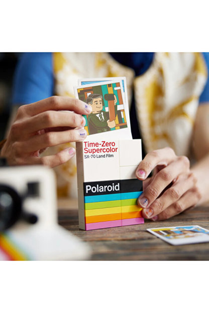 ® Ideas Polaroid One Step SX-70 Kamera 21345 – Yetişkinler için Yaratıcı Model Yapım Seti (516P)