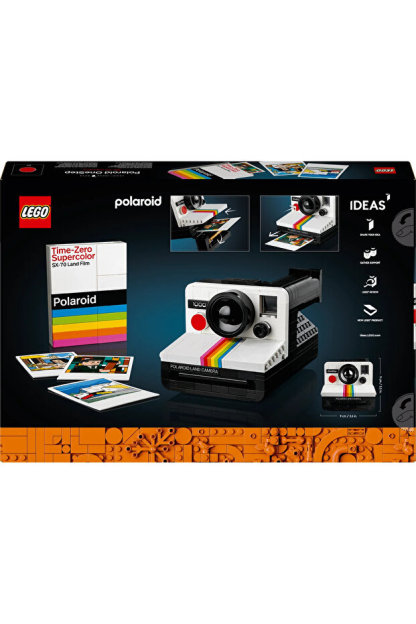 ® Ideas Polaroid One Step SX-70 Kamera 21345 – Yetişkinler için Yaratıcı Model Yapım Seti (516P)