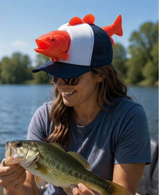 3D Bass Fishing Hat | The Lucky Hat Every Angler Needs