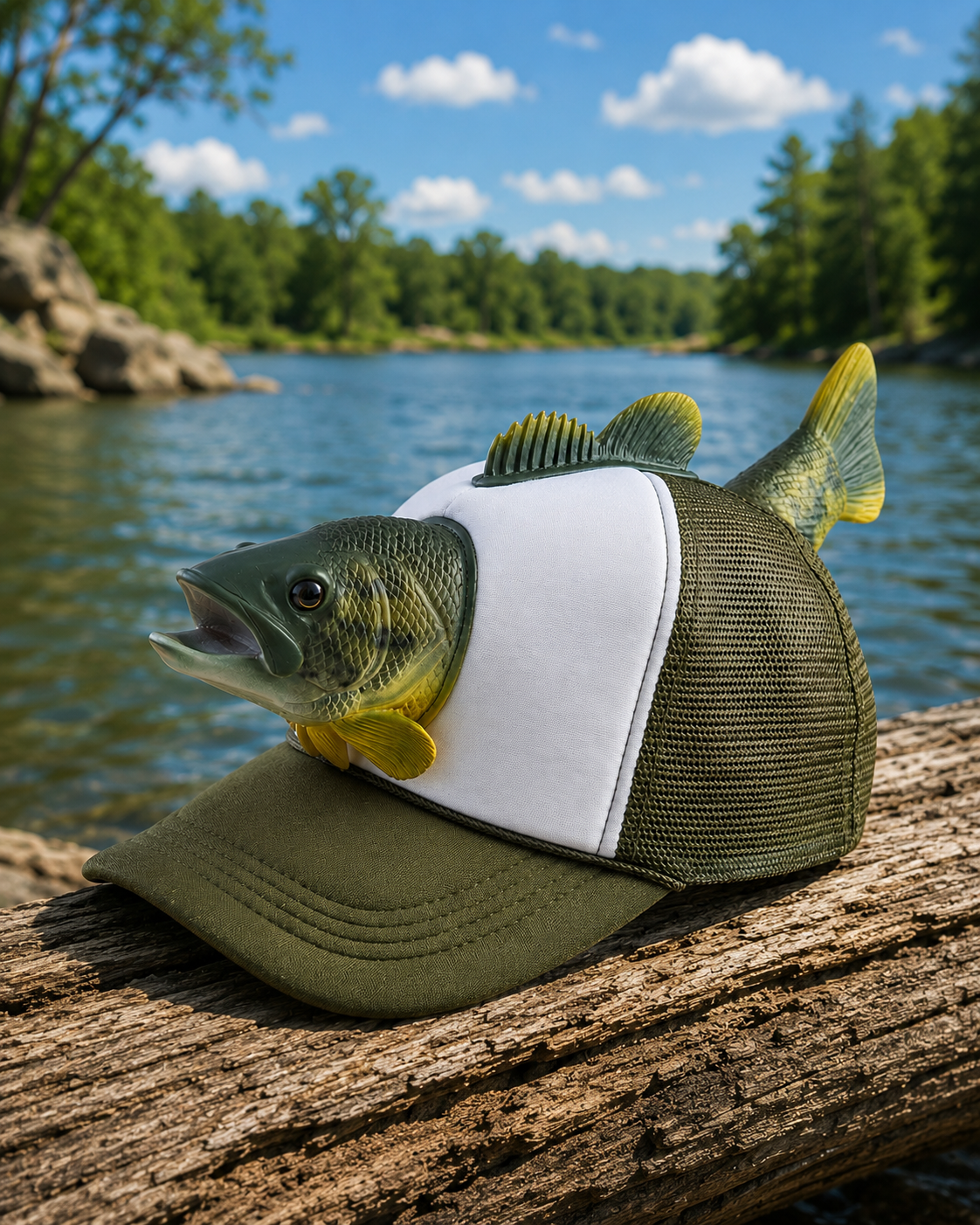3D Bass Fishing Hat | The Lucky Hat Every Angler Needs
