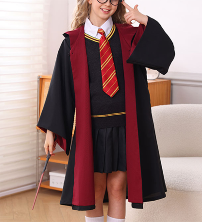 Hermione Granger Gryffindor Outfit Cosplay Costume for Women Girls