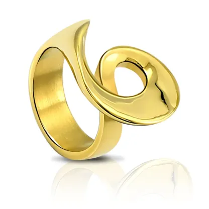 Fashion18k Gold and Sliver Ring for Woman Men