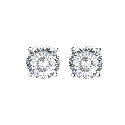 925 Sterling Silver Luxury Diamond Earrings Stud