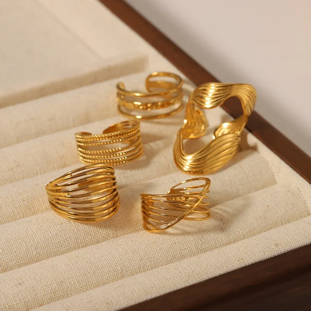 Wedding Punk and Religious Stainless Steel Rings