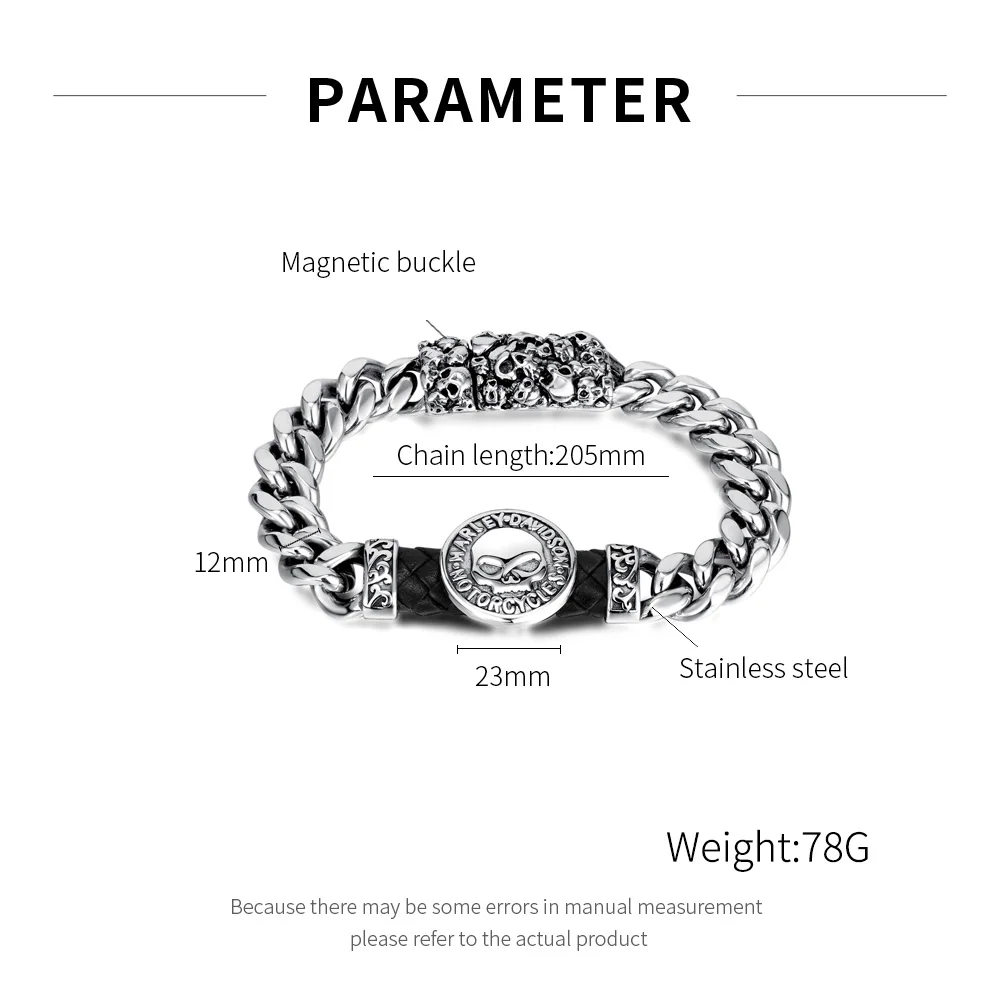 Stainless Steel Link Chain Bracelets