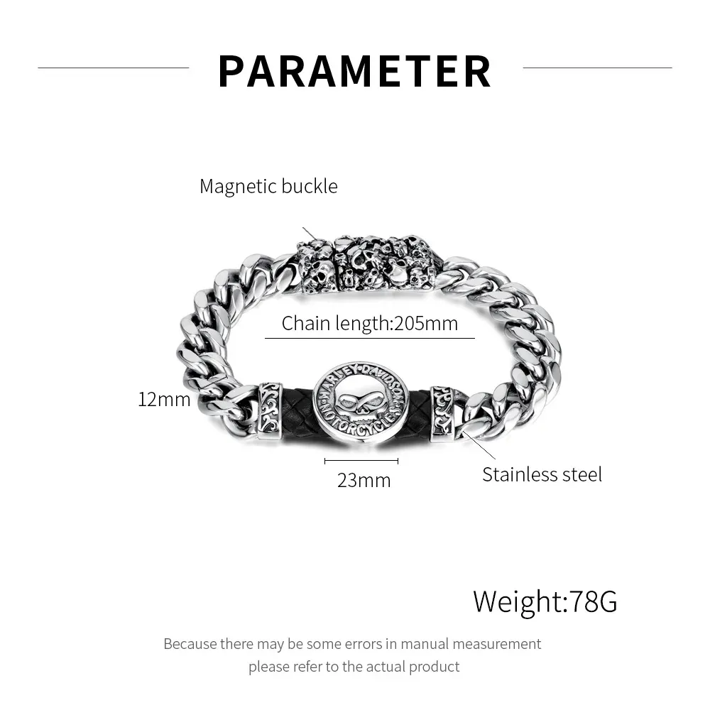 Stainless Steel Link Chain Bracelets