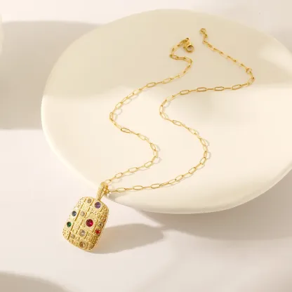 Women Jewelry Pendant Stainless Steel Necklace