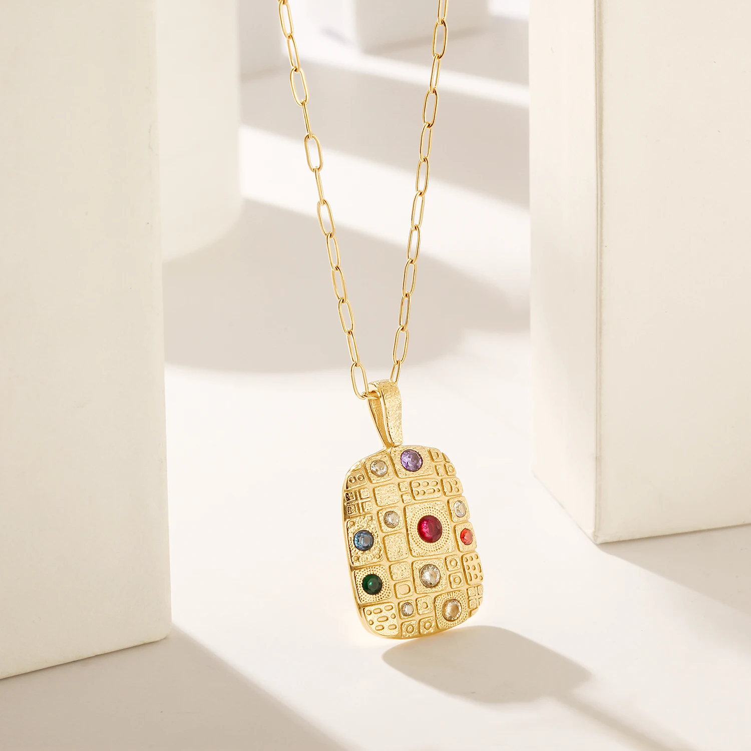 Women Jewelry Pendant Stainless Steel Necklace