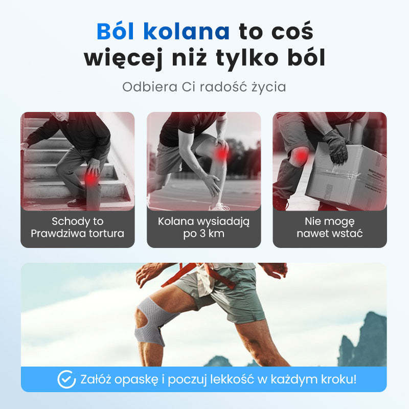 🔥🔥Orteza kolana ze wspomaganiem