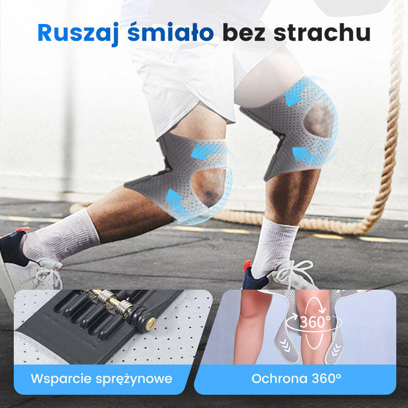 🔥🔥Orteza kolana ze wspomaganiem