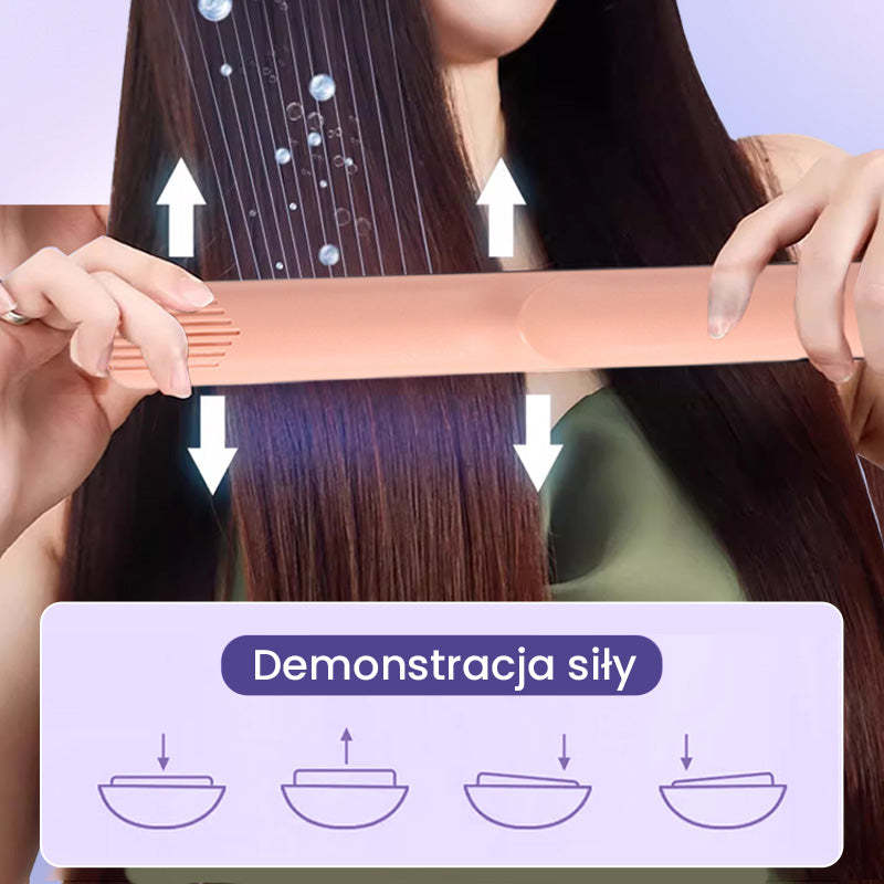 2 w 1 Mini lokówka i prostownica do włosów