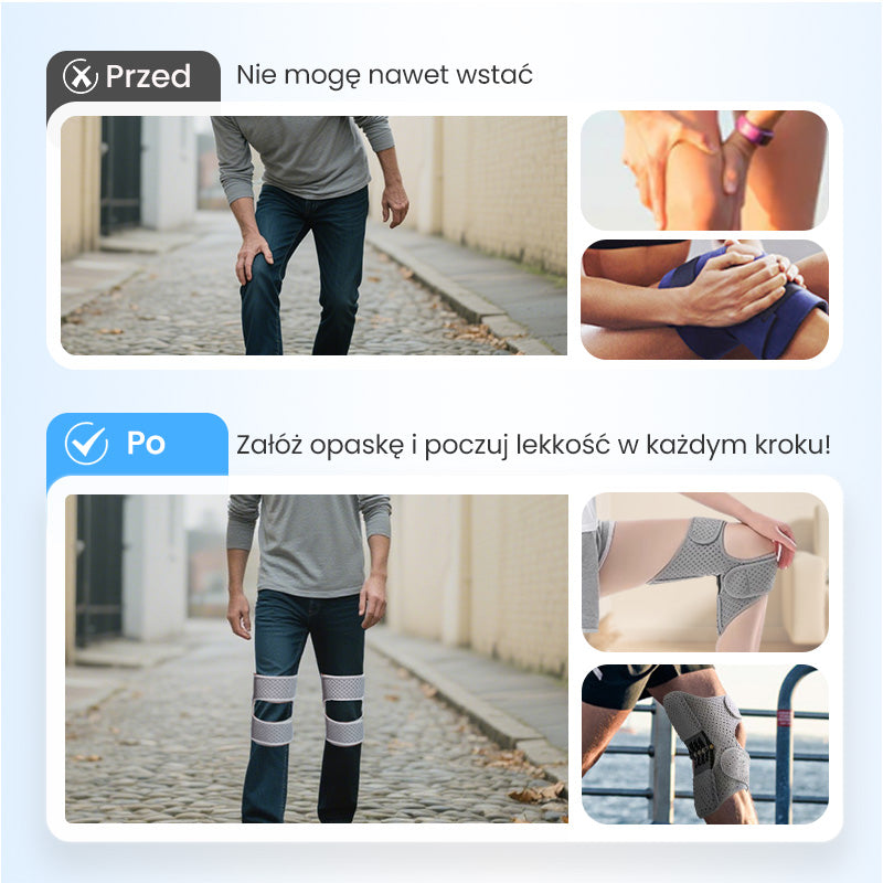 🔥🔥Orteza kolana ze wspomaganiem