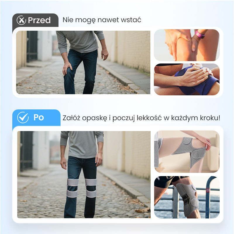 🔥🔥Orteza kolana ze wspomaganiem