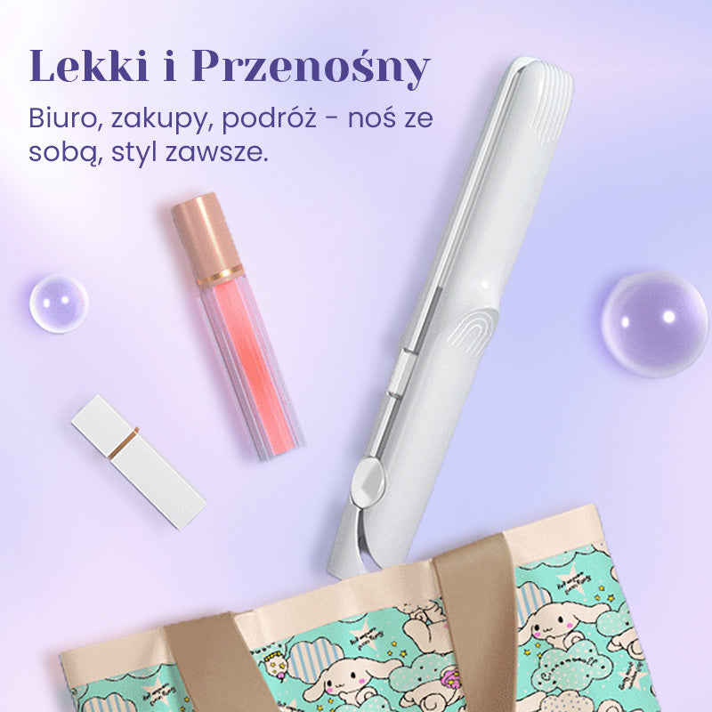 2 w 1 Mini lokówka i prostownica do włosów