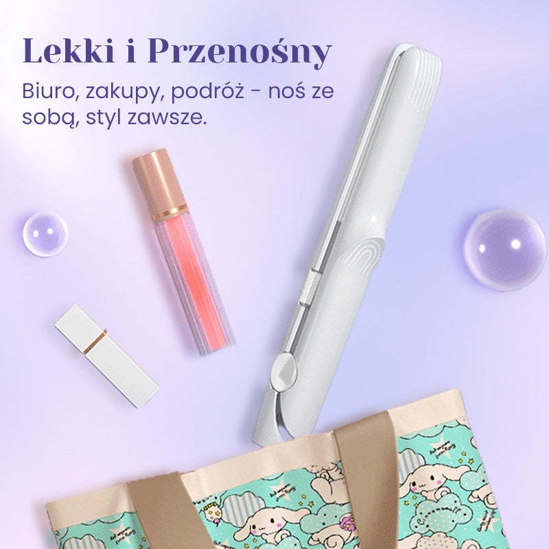 2 w 1 Mini lokówka i prostownica do włosów