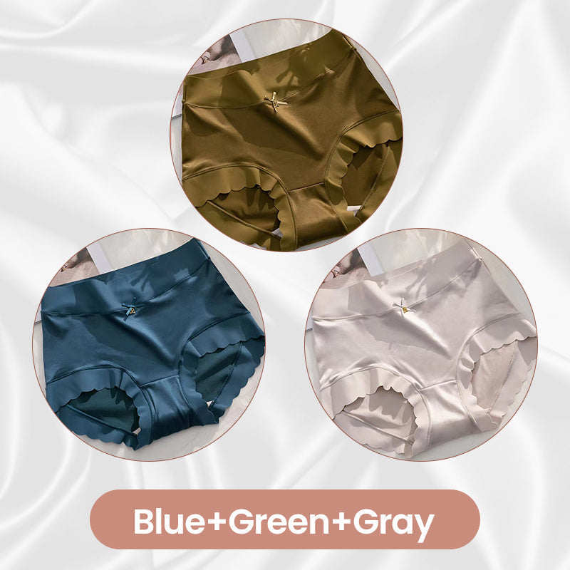 🔥Wysokiej klasy jedwabne majtki antybakteryjne i pochłaniające wilgoć🌸