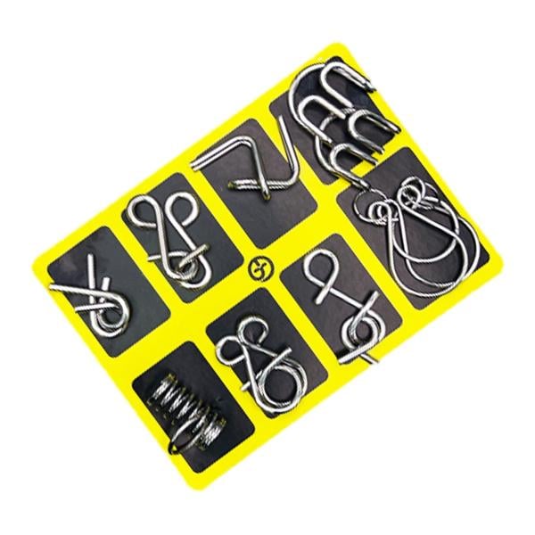 🔥Edukacyjne zabawki intelektualne Zabawki IQ, metalowe łamigłówki łamigłówki